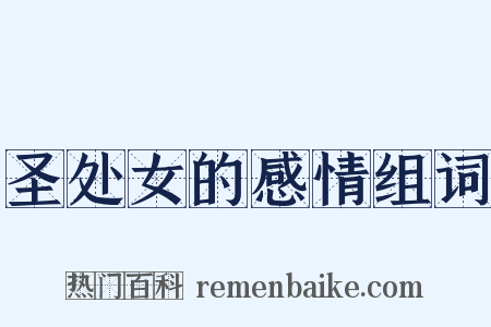 圣处女的感情组词是什么意思的图片
